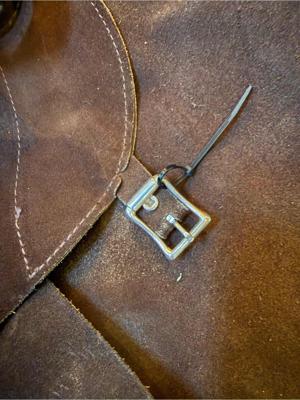 Whitman Full CHAPS Brown Suede - see measurements - Picture 9 of 16